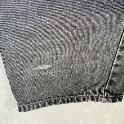 Vintage Levis 550 Jeans Mens 36x32 (36x34) Blue Stone Wash Relaxed Tapered Denim - Thumbnail 4