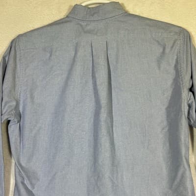 Ralph Lauren Shirt Mens Large Blue Button Down Oxford Long Sleeve Pony Logo Polo - Thumbnail 12