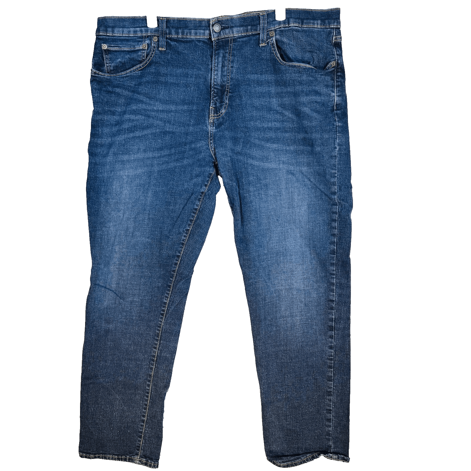 Lucky Brand 223 Straight Jeans Mens 40x30 (40x32) Blue Wash Stretch Denim - Image 1