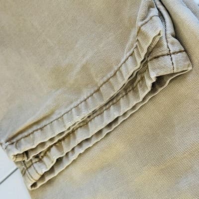 Levis 514 Jeans Mens 32x32 (30x32) Tan Khaki Straight Leg 100% Cotton Denim - Thumbnail 8