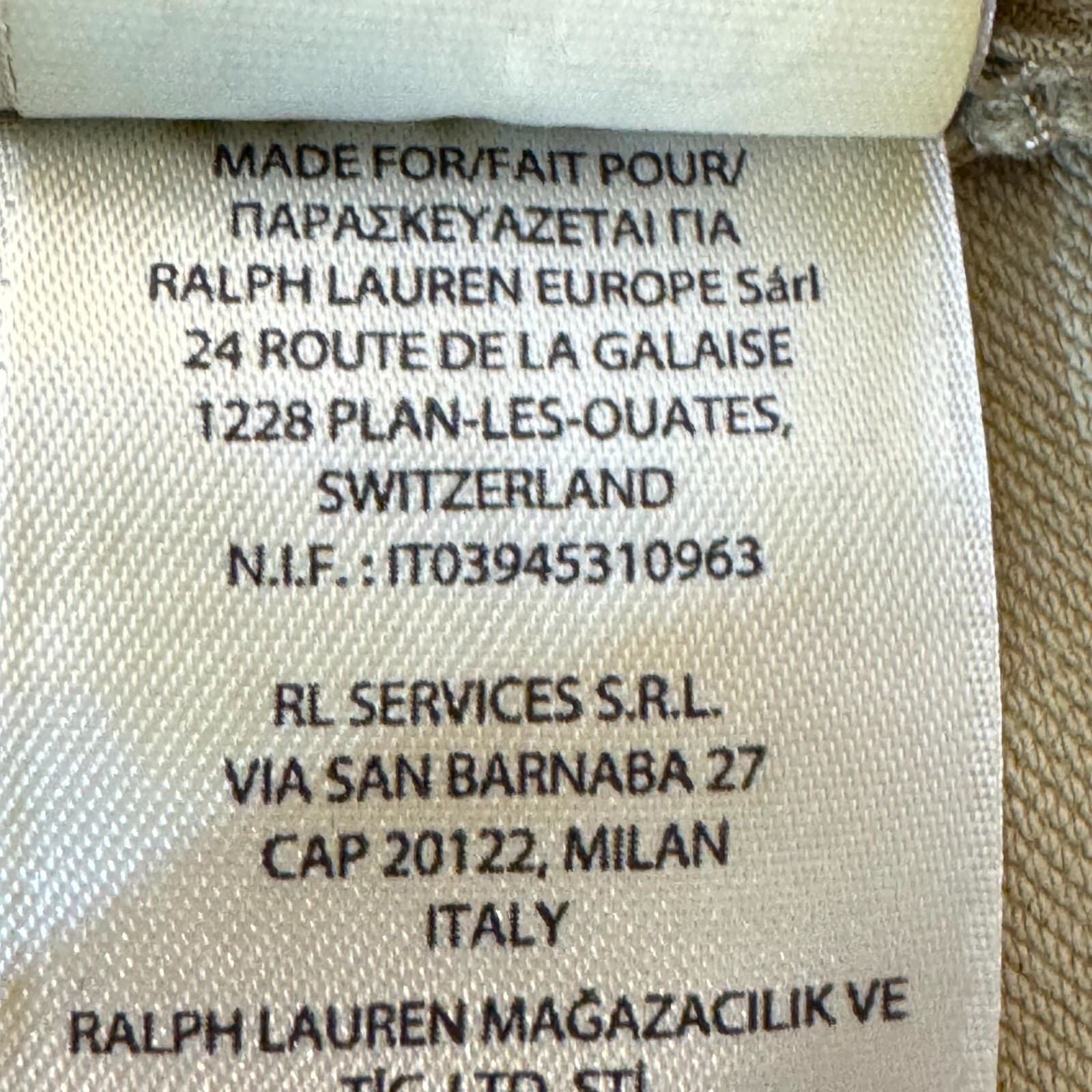 Polo Ralph Lauren Mens Chino Pants 38/32 Beige Stretch Slim Fit Classic - Thumbnail 6