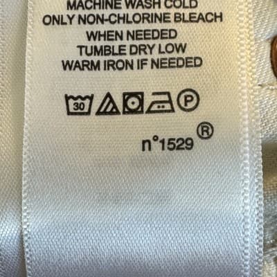 Polo Ralph Lauren Jeans Mens 40x32 Cream White Sullivan Slim Denim Pants Stretch - Thumbnail 7