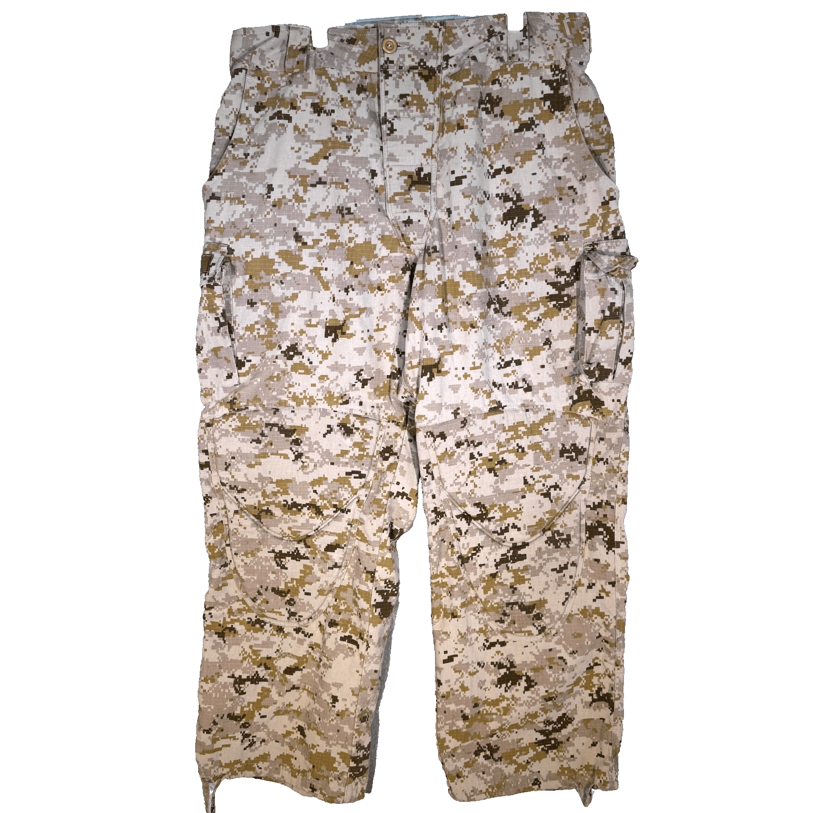 Valken V-Tac Men's Cargo Pants 2XL Desert Camouflage Cotton Drawstring Hem - Image 1