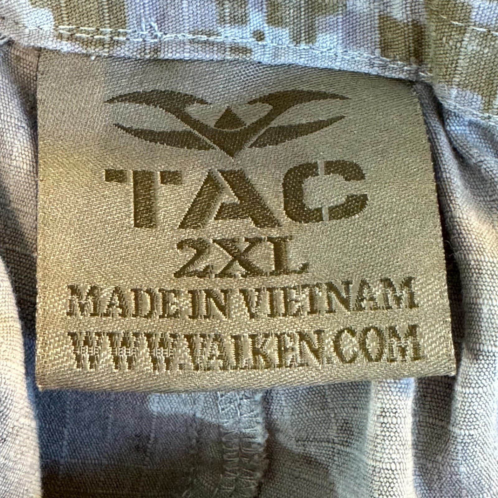 Valken V-Tac Men's Cargo Pants 2XL Desert Camouflage Cotton Drawstring Hem - Thumbnail 10