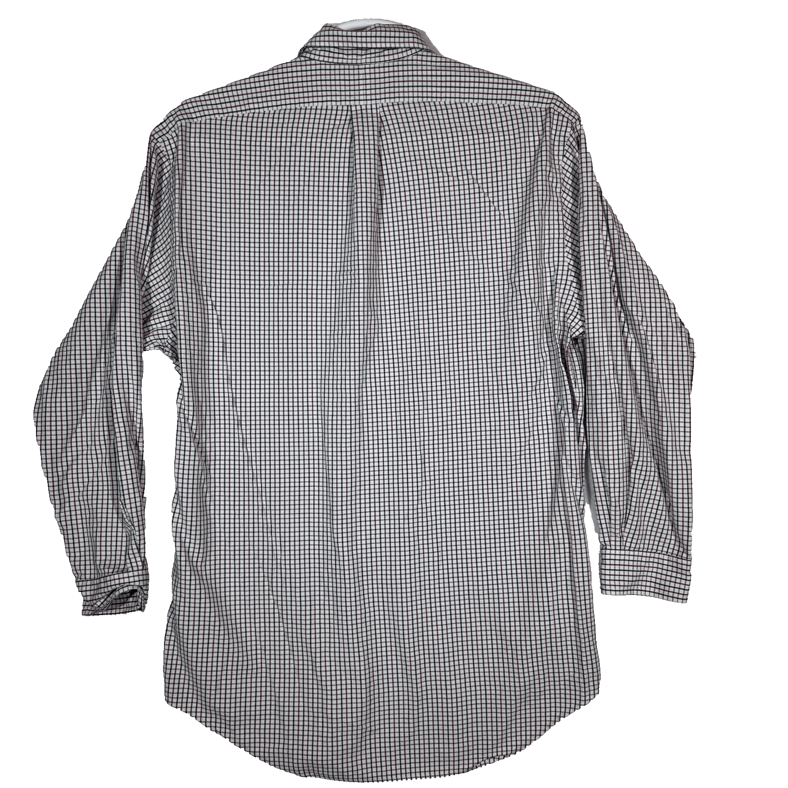 Ralph Lauren Yarmouth Shirt Mens 16.5 35 Red Blue Check Button Down Long Sleeve - Thumbnail 2