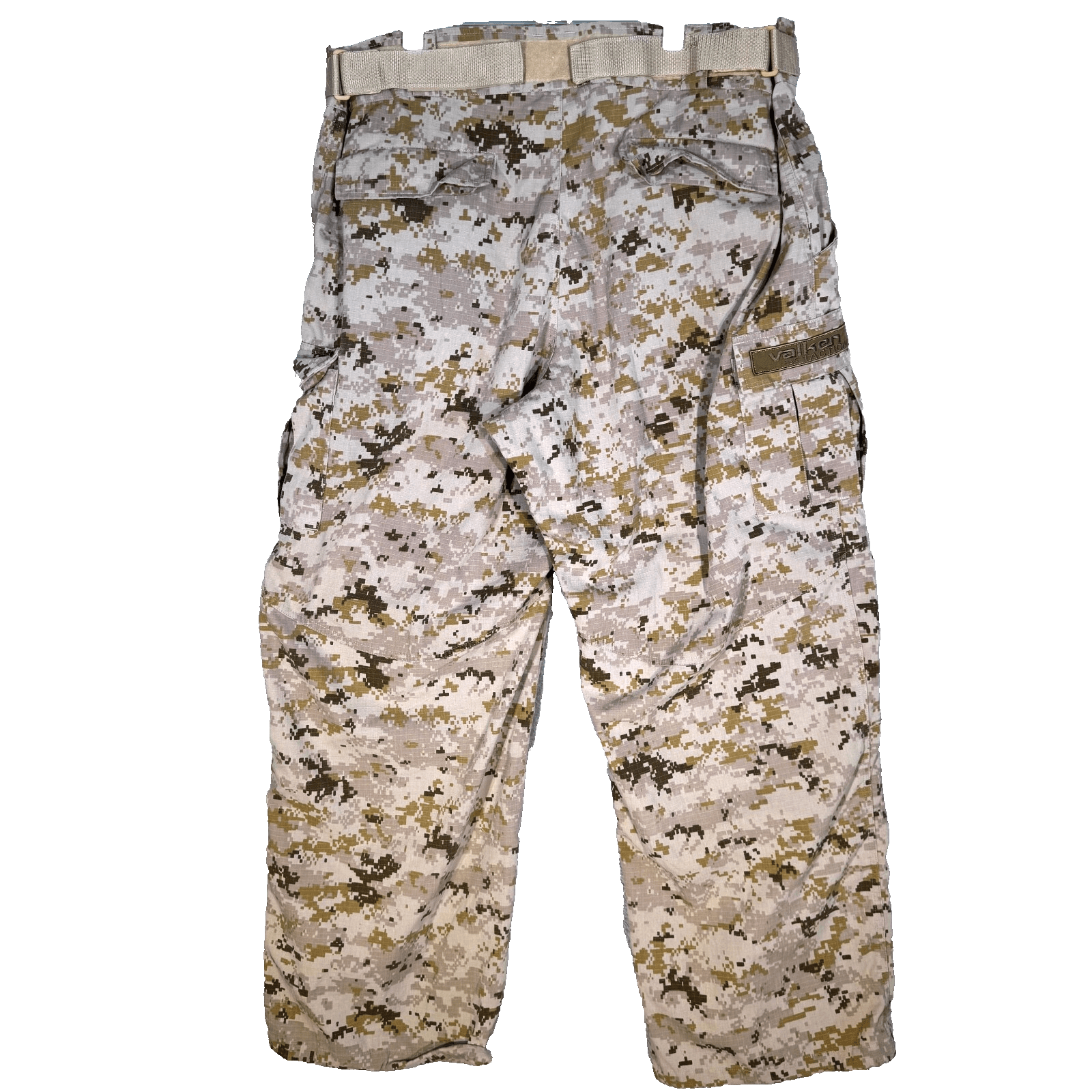 Valken V-Tac Men's Cargo Pants 2XL Desert Camouflage Cotton Drawstring Hem - Thumbnail 2