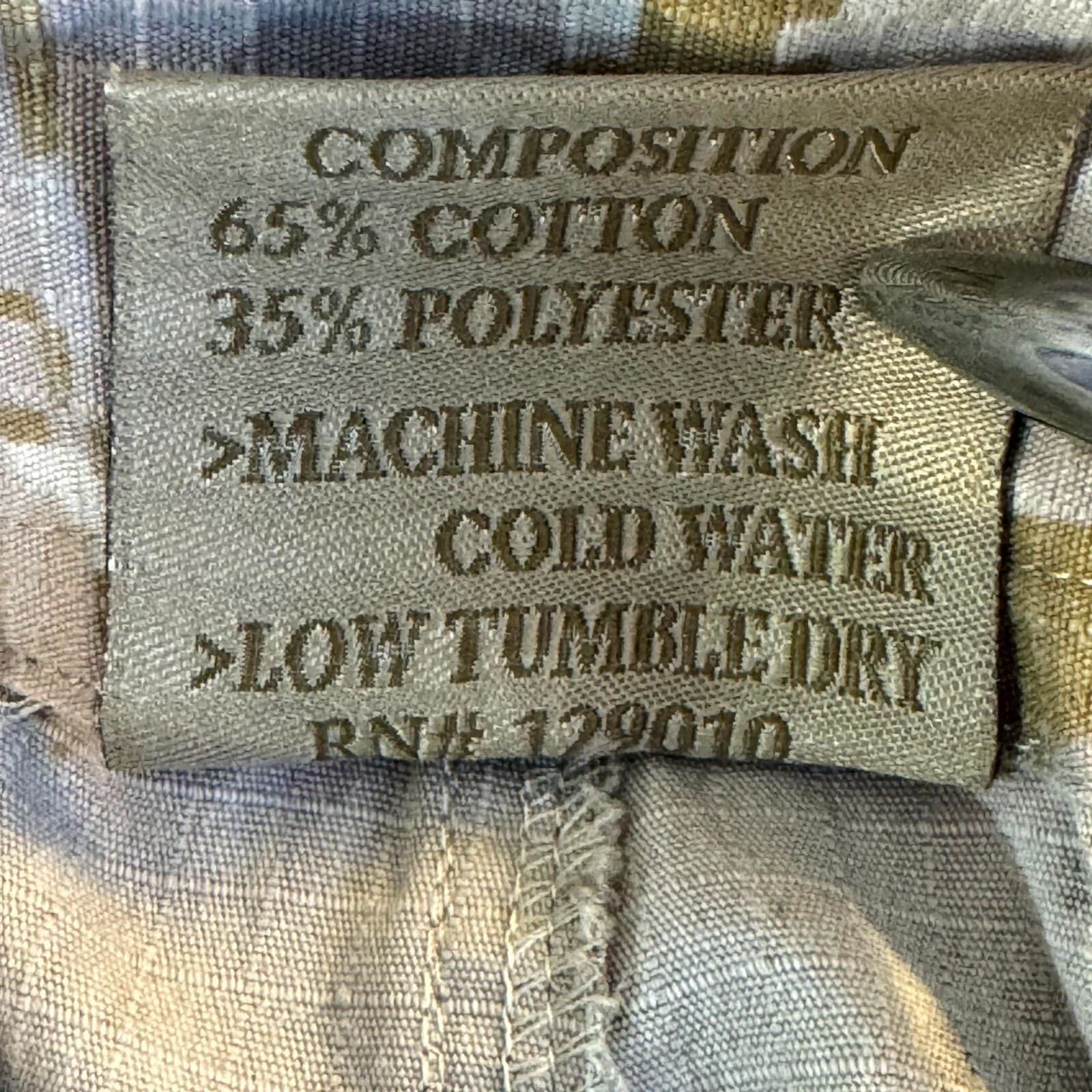 Valken V-Tac Men's Cargo Pants 2XL Desert Camouflage Cotton Drawstring Hem - Thumbnail 11