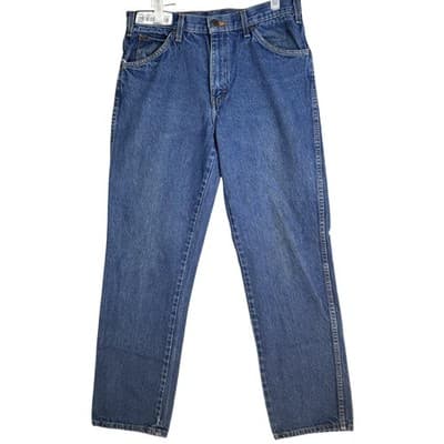 Dickies Jeans Mens 32x34 Blue Straight Leg Denim Classic Workwear 100% Cotton - Image 1