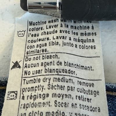 Carhartt Jeans Mens 44x34 Blue Relaxed Fit B460 DPS Denim Pants Work USA Patch - Thumbnail 7