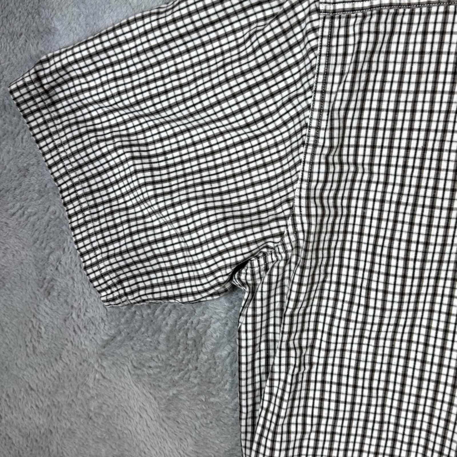 Cabela’s Men’s Shirt 2XL Brown Check 100% Cotton Short Sleeve Button-Down - Thumbnail 8