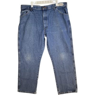 Vintage Dickies Jeans Mens 38x30 Blue Denim Relaxed Fit Straight Leg 90s - Image 1
