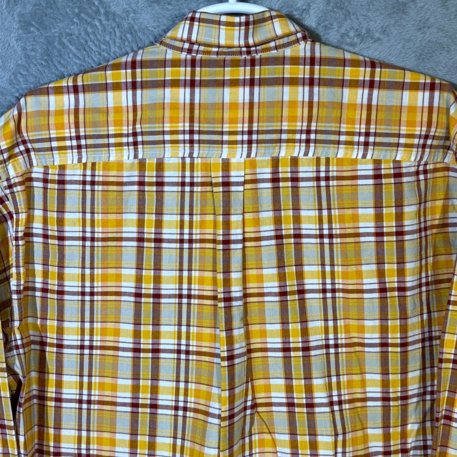 Cinch Men’s Shirt 2XL Yellow Plaid 100% Cotton Long Sleeve Button-Down Excellent - Thumbnail 9