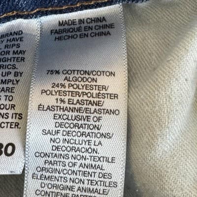 Lucky Brand 410 Athletic Slim Jeans Mens 32x29 Blue Stretch Denim Medium Wash - Thumbnail 8