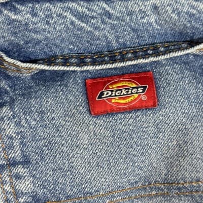Vintage Dickies Jeans Mens 40x29 Blue Relaxed Fit Denim Workwear Made Mexico 00s - Thumbnail 5