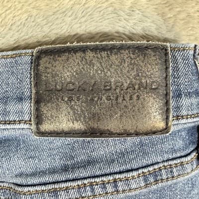 Lucky Brand 410 Athletic Slim Jeans Mens 32x29 Blue Stretch Denim Medium Wash - Thumbnail 3