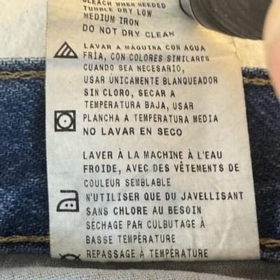 Dickies Jeans Mens 32x32 Blue Denim Straight Fit Workwear Faded Distressed Pants - Thumbnail 6