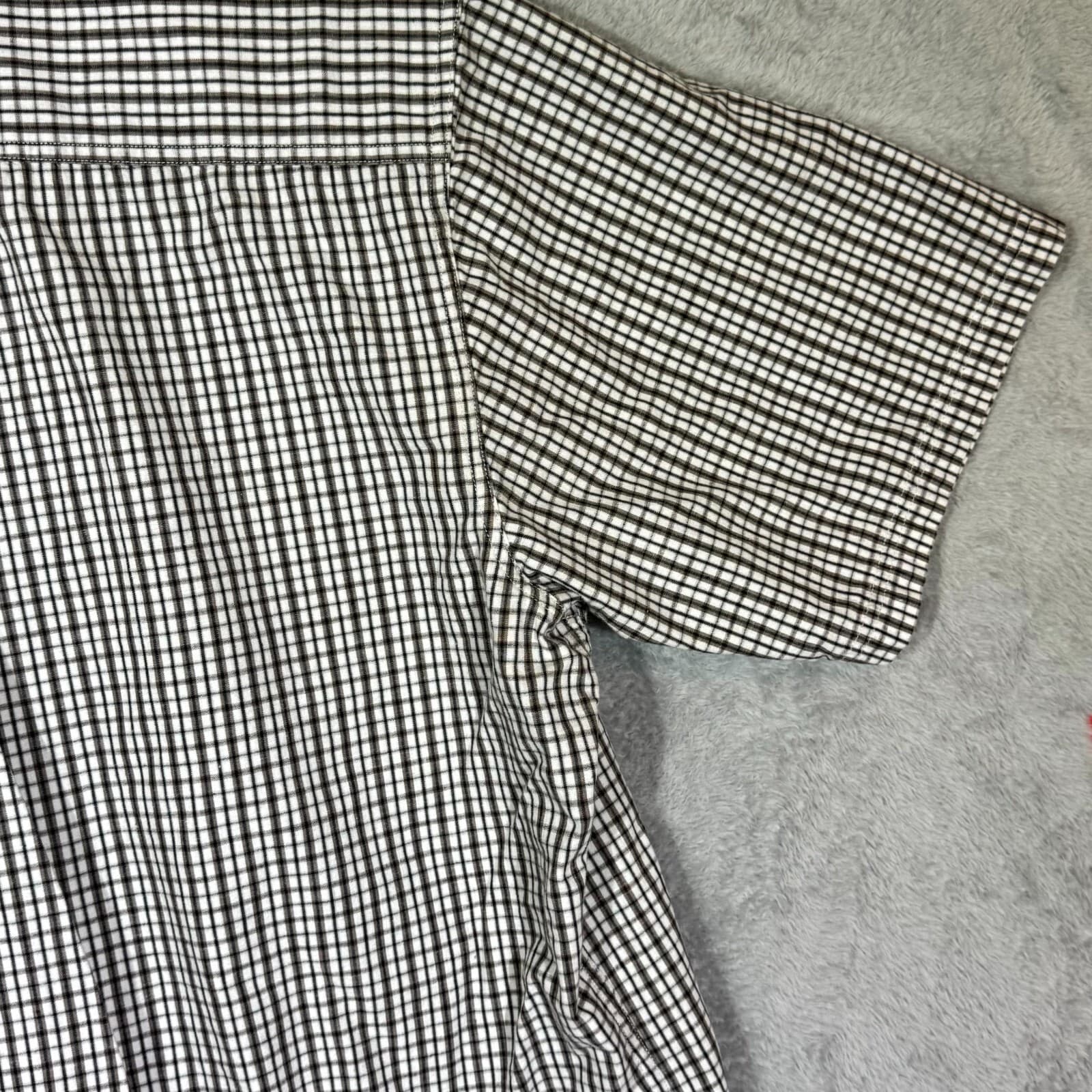 Cabela’s Men’s Shirt 2XL Brown Check 100% Cotton Short Sleeve Button-Down - Thumbnail 11