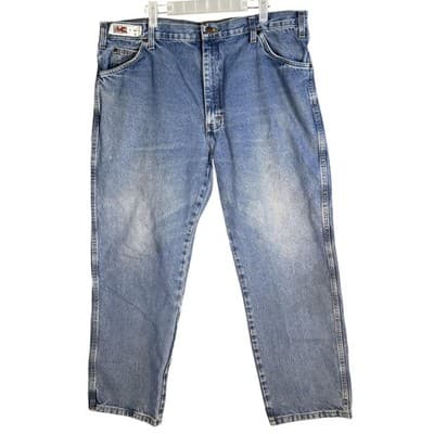 Dickies Jeans Mens 40x29 Blue Denim Straight Leg 5 Pocket Workwear Relaxed Fit - Image 1