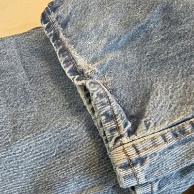 Vintage Dickies Jeans Mens 40x29 Blue Relaxed Fit Denim Workwear Made Mexico 00s - Thumbnail 9