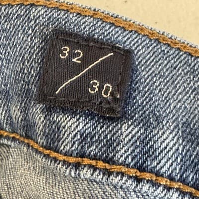 Lucky Brand 410 Athletic Slim Jeans Mens 32x29 Blue Stretch Denim Medium Wash - Thumbnail 6