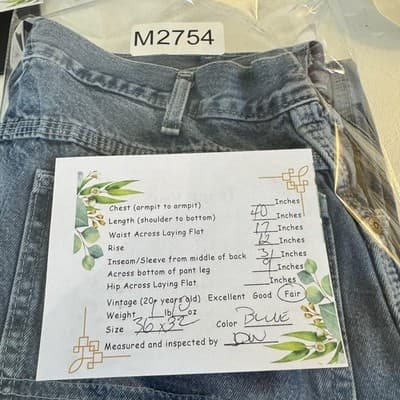 Dickies Carpenter Jeans Mens 36x32 Light Wash Denim Workwear Hammer Loop Utility - Thumbnail 5