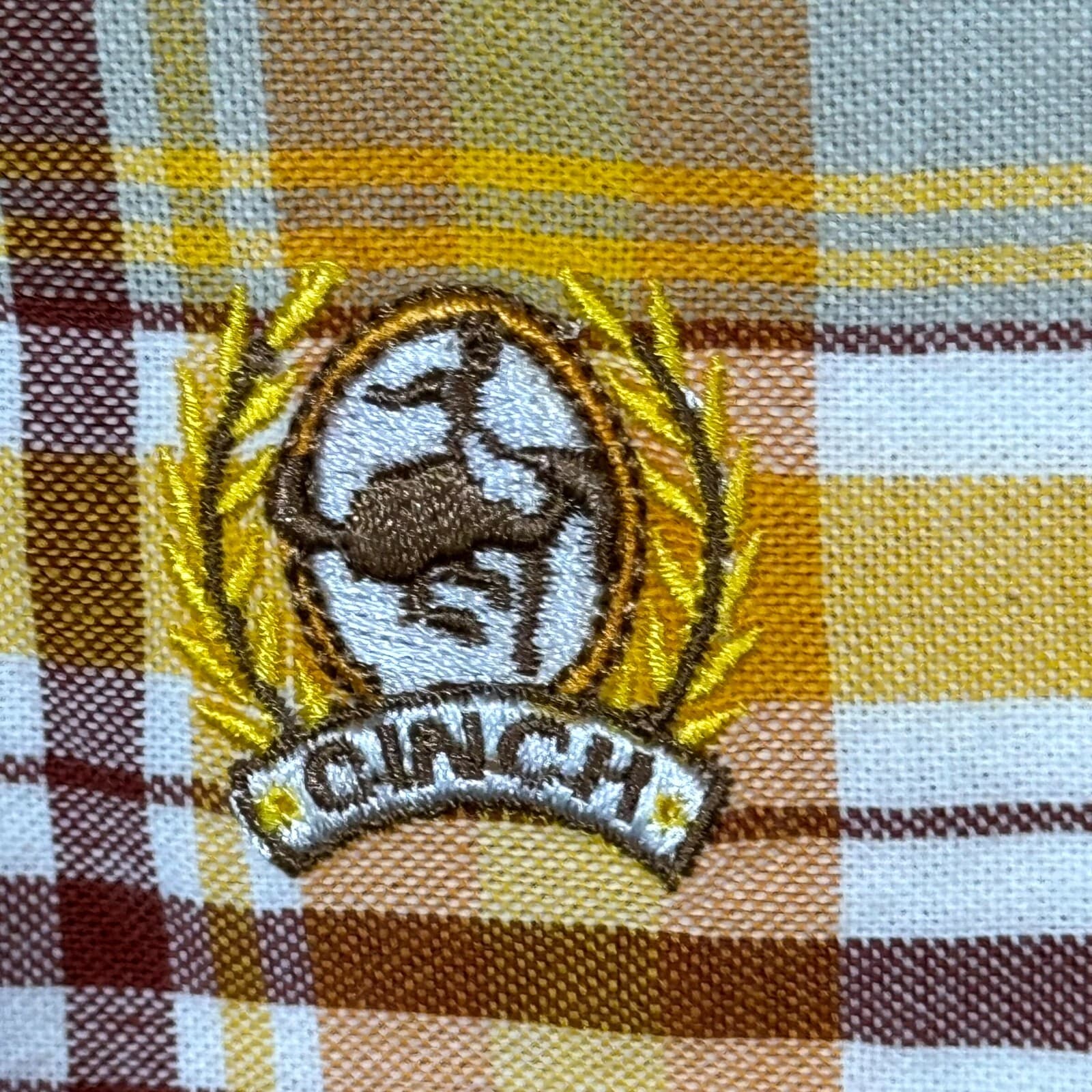 Cinch Men’s Shirt 2XL Yellow Plaid 100% Cotton Long Sleeve Button-Down Excellent - Thumbnail 6