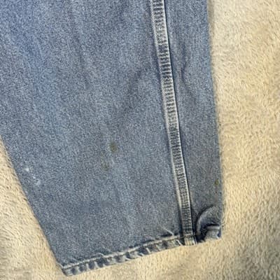 Vintage Dickies Jeans Mens 32x32 Blue Denim Carpenter Workwear Paint Stains 00s - Thumbnail 4