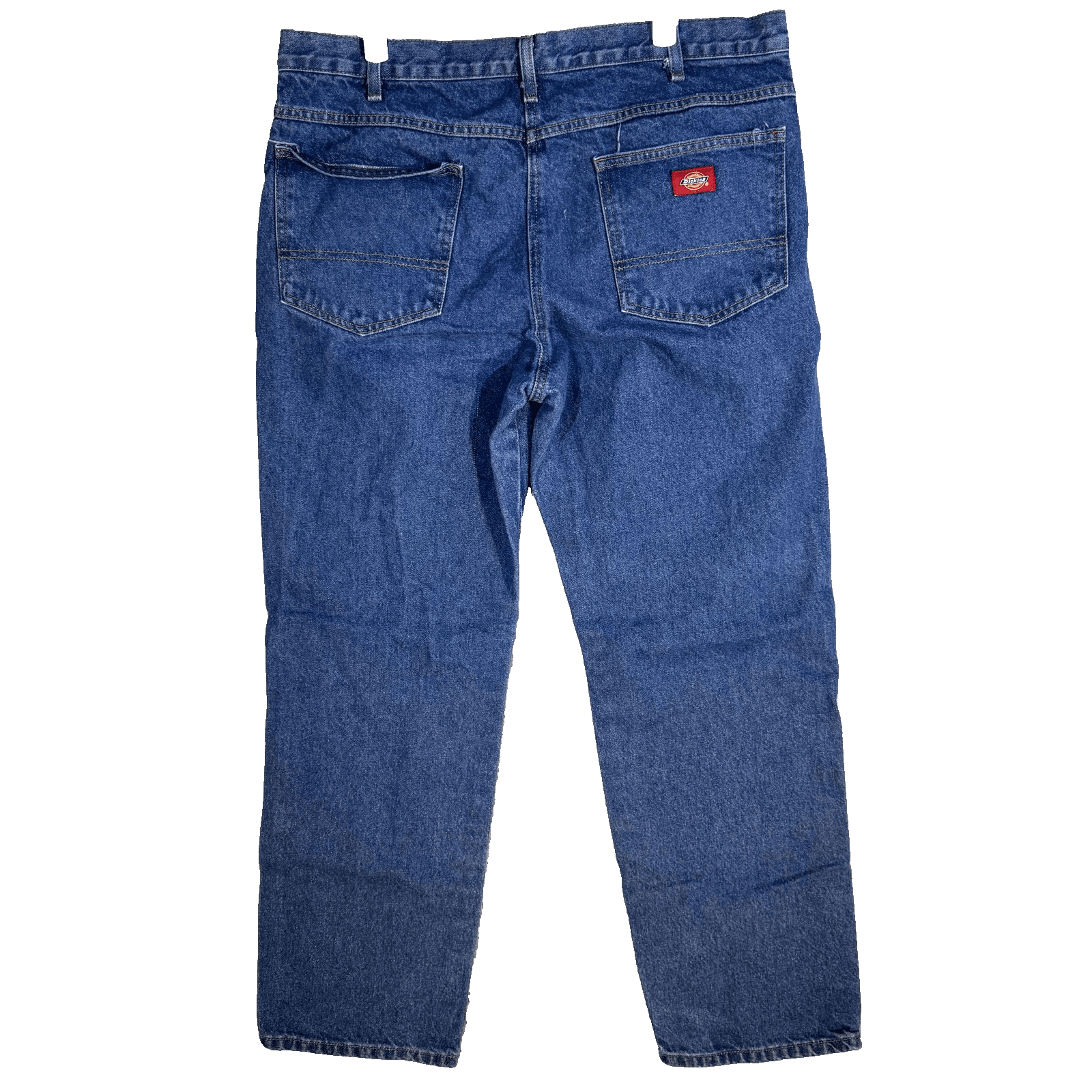 Dickies Jeans Mens 36x30 Blue Straight Leg Workwear 5-Pocket 100% Cotton Denim - Thumbnail 2