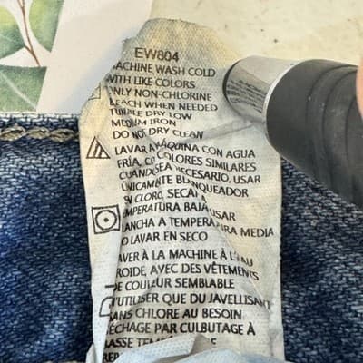 Vintage Dickies Jeans Mens 32x32 Blue Denim Carpenter Workwear Paint Stains 00s - Thumbnail 10