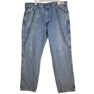 Vintage Dickies Jeans Mens 40x34 Blue Denim Relaxed Fit Workwear Classic 90s - Image 1