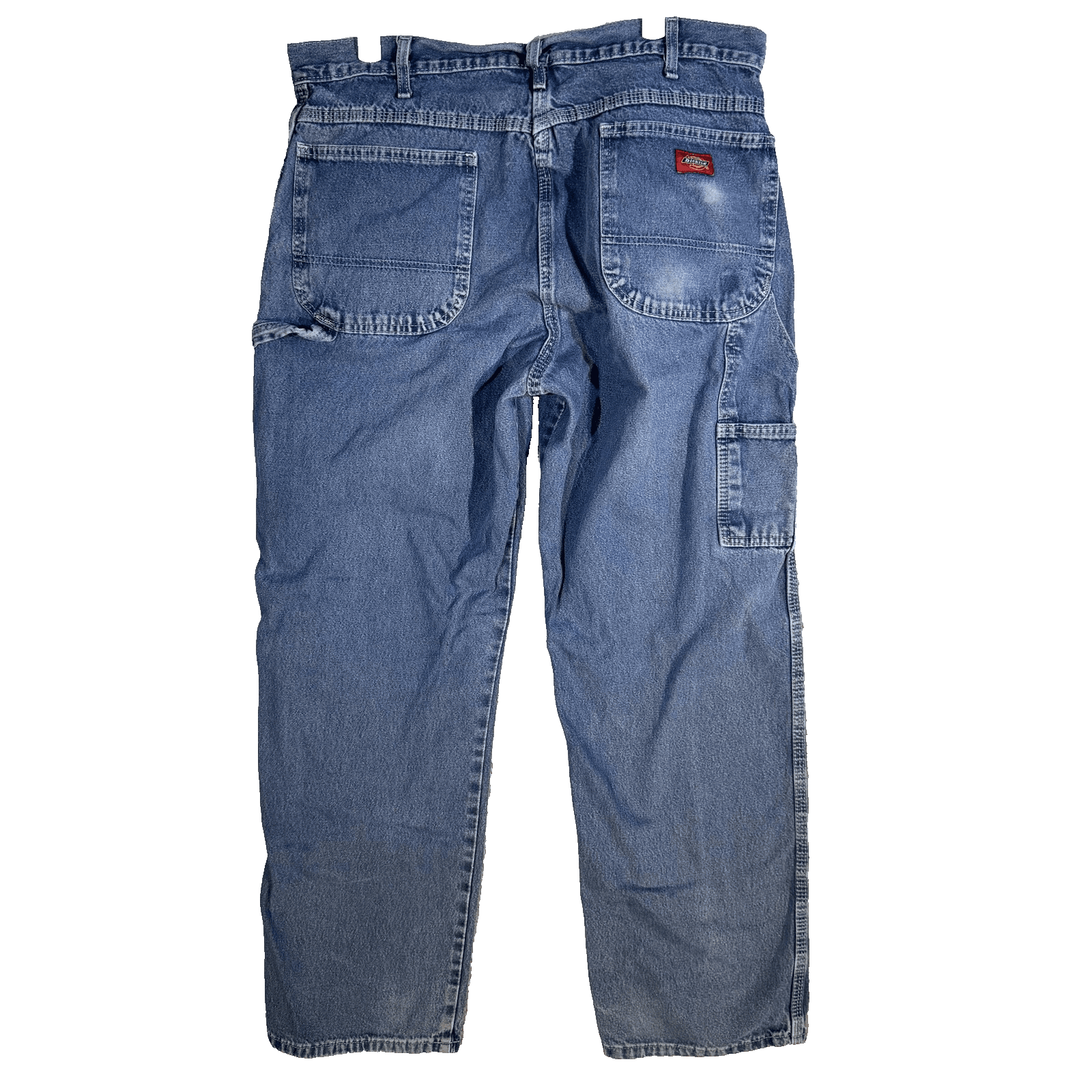 Vintage Dickies Jeans Mens 36x30 Blue Denim Carpenter Workwear Utility Pants 90s - Thumbnail 2