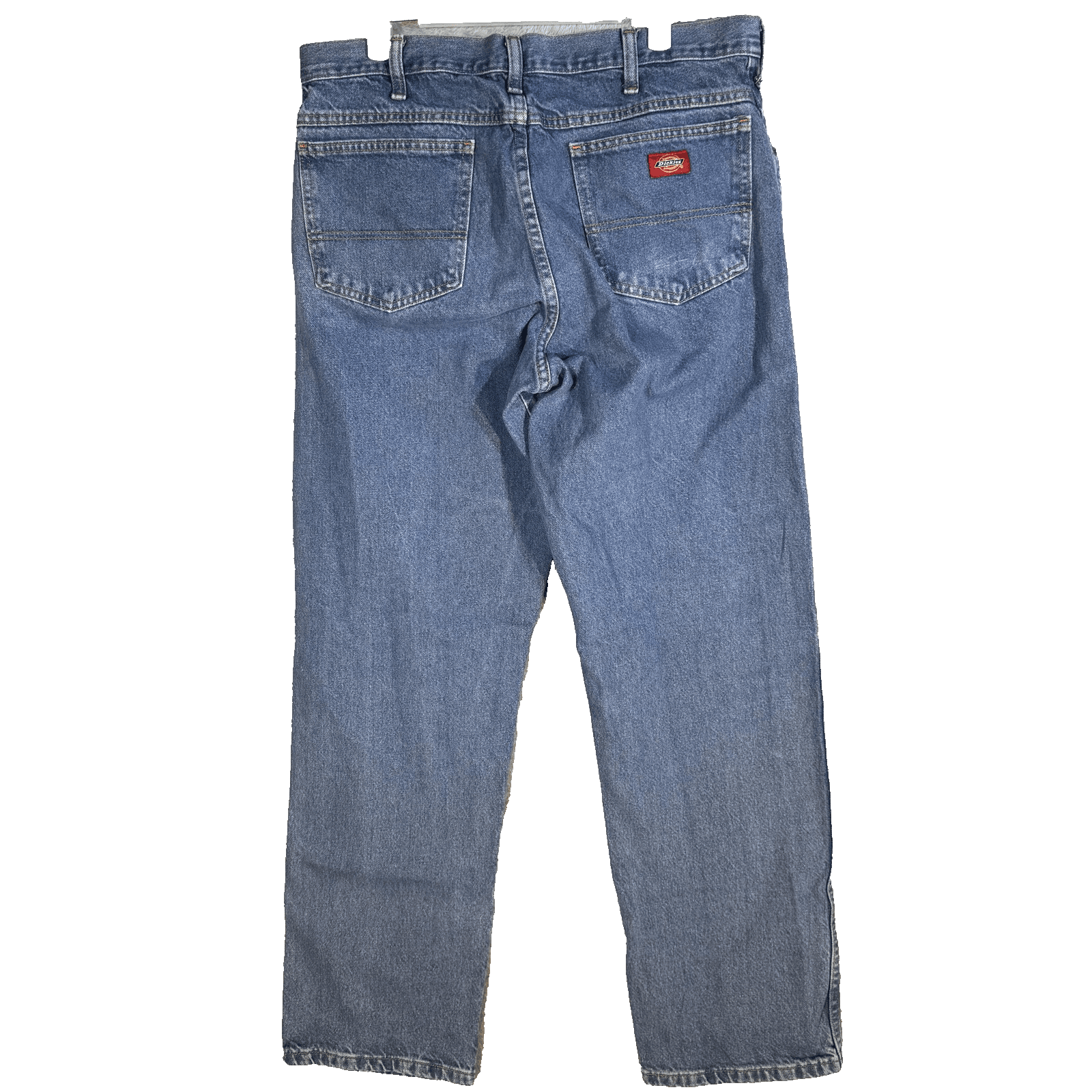 Dickies Jeans Mens 34x32 Blue Denim Straight Leg 5-Pocket Relaxed Fit W993RNB - Thumbnail 2