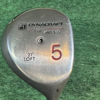 Vintage Dynacraft Plus Mid Size 5 Wood 21° RH Aldila HM-40 Firm Graphite Mens - Image 1
