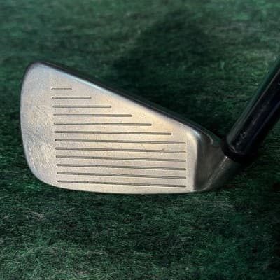 Vintage Wilson FatShaft 5 Iron Mens RH Steel Shaft Silver Cavity Back Golf Club - Thumbnail 2