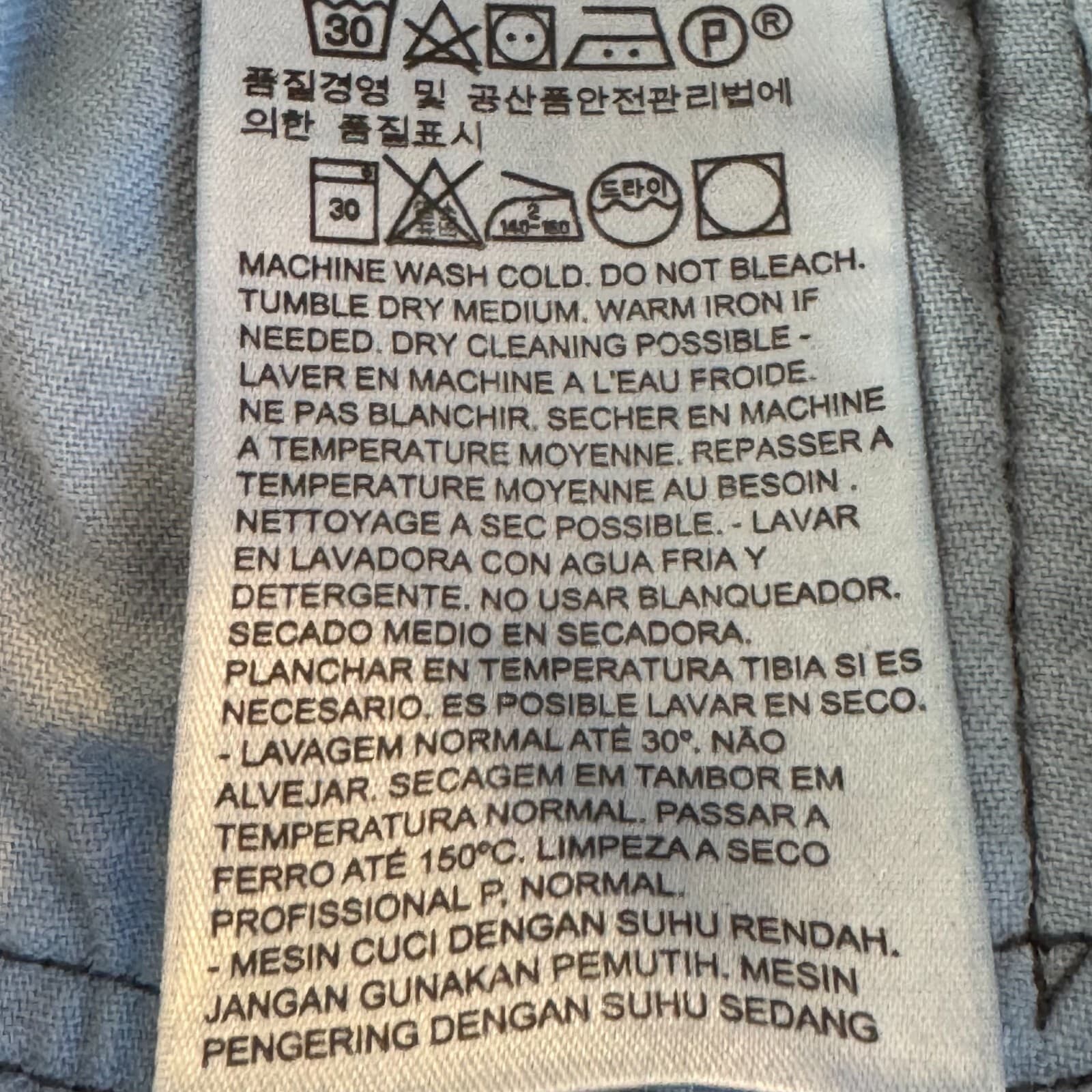 Levi's 511 Men's Jeans 32x34 Black Denim Stretch Slim Straight - Thumbnail 14