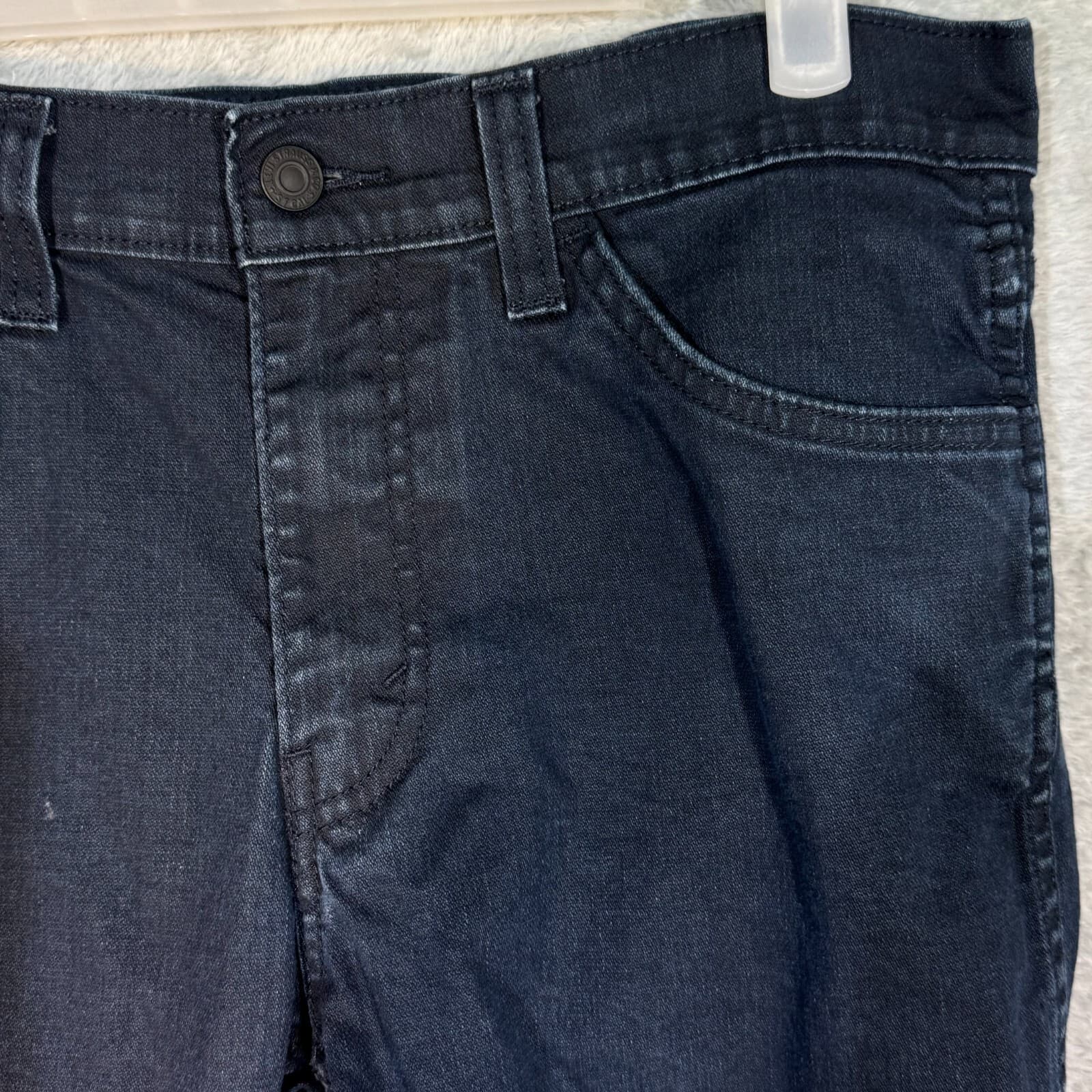 Levi's 511 Men's Jeans 33x30 Blue Denim Stretch Slim Straight - Thumbnail 4