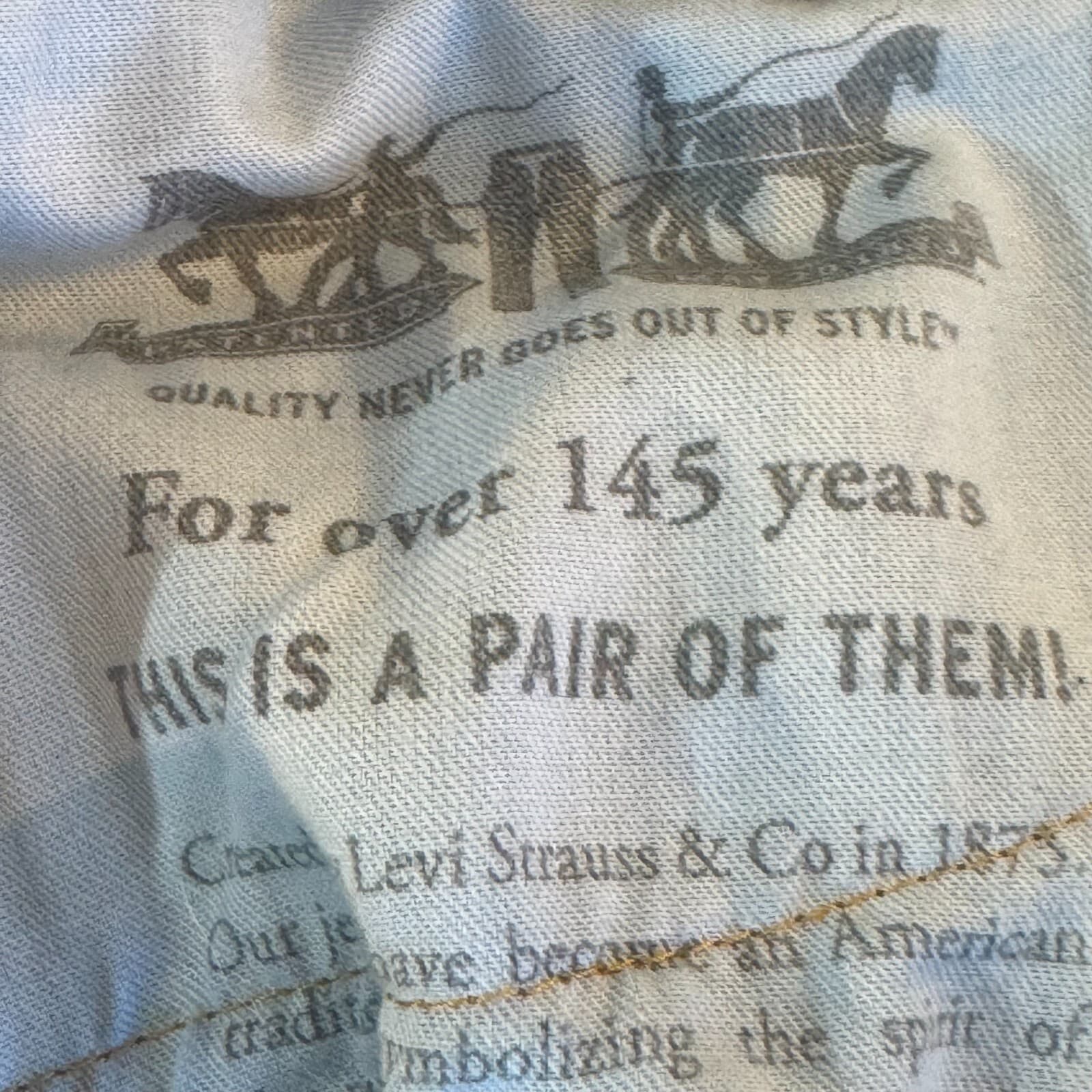 Levi’s 505 Men’s Jeans 34x29 Blue Denim Stretch Mid-Rise Straight Leg - Thumbnail 11