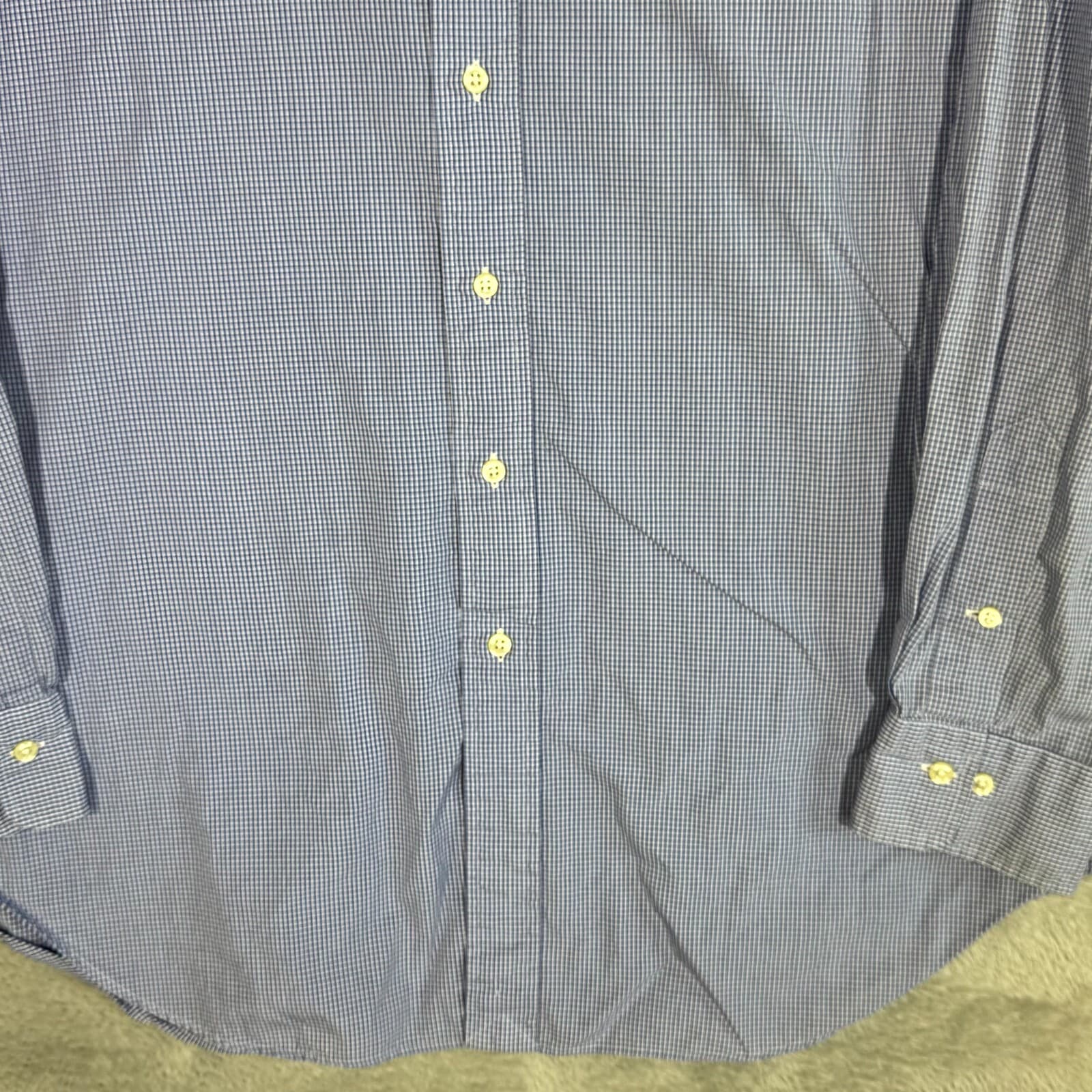 Polo Ralph Lauren Andrew Men’s Dress Shirt 17 34/35 Blue 100% Cotton - Thumbnail 6