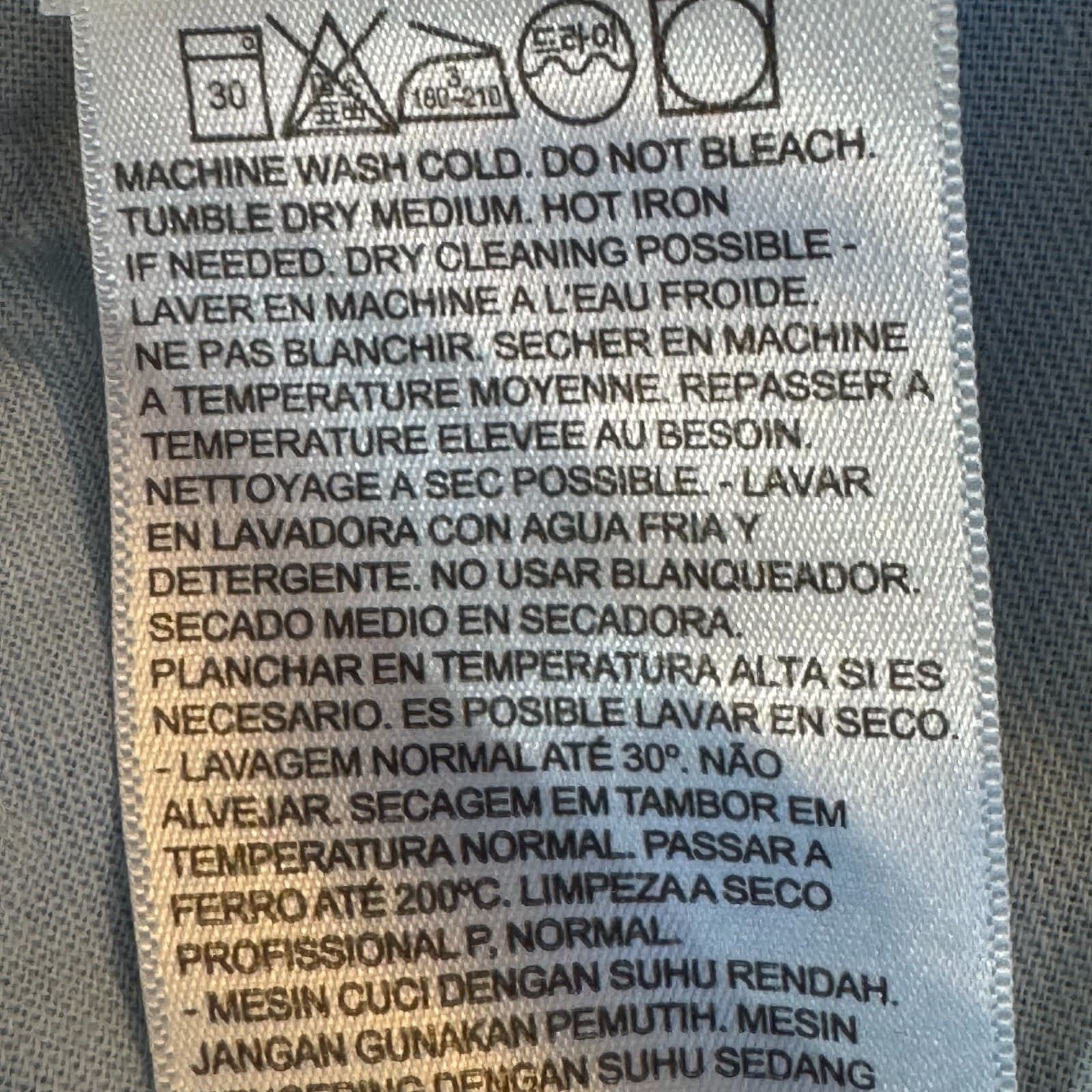 Levi’s 505 Men’s Jeans 34x29 Blue Denim Stretch Mid-Rise Straight Leg - Thumbnail 14