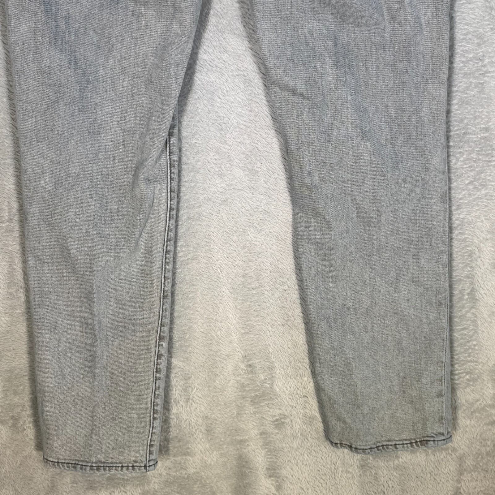 Levi's 511 Men's Jeans 32x32 Gray Denim Stretch Slim Straight Premium Denim - Thumbnail 8