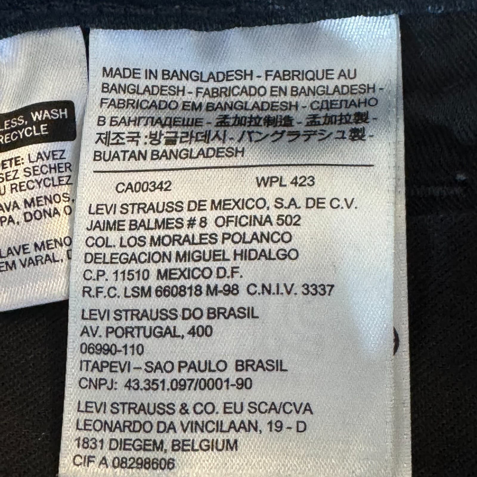 Levi's 511 Men's Jeans 33x30 Blue Denim Stretch Slim Straight - Thumbnail 11