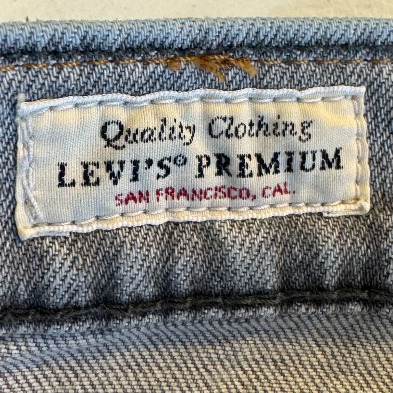 Levi's 511 Men's Jeans 32x32 Gray Denim Stretch Slim Straight Premium Denim - Thumbnail 16