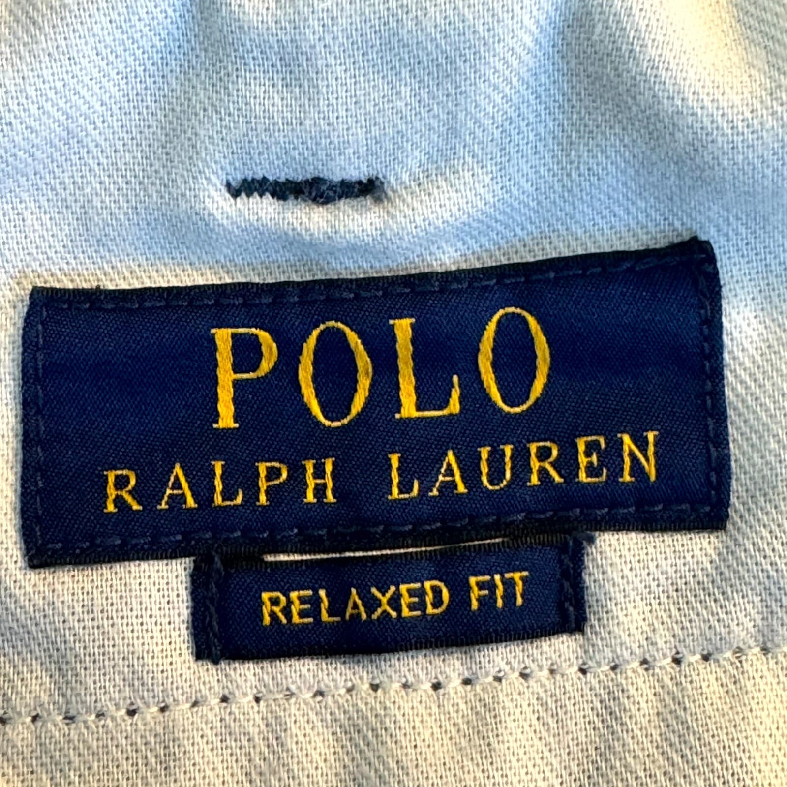 Polo Ralph Lauren Men’s Chino Shorts 36 Blue Cotton Relaxed Fit Mid-Rise - Thumbnail 12