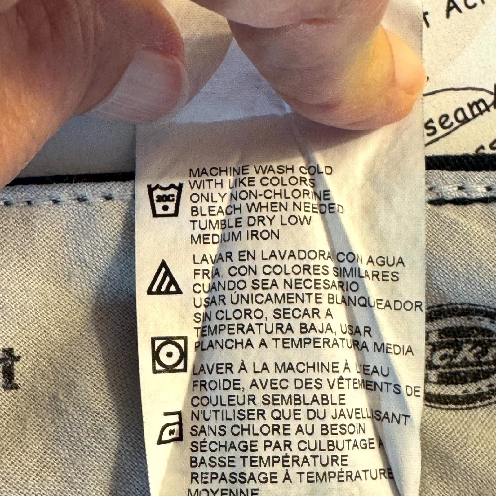 Carhartt Carpenter Pants 74533-20 Relaxed Fit Navy Ripstop Workwear 34x29 - Thumbnail 5