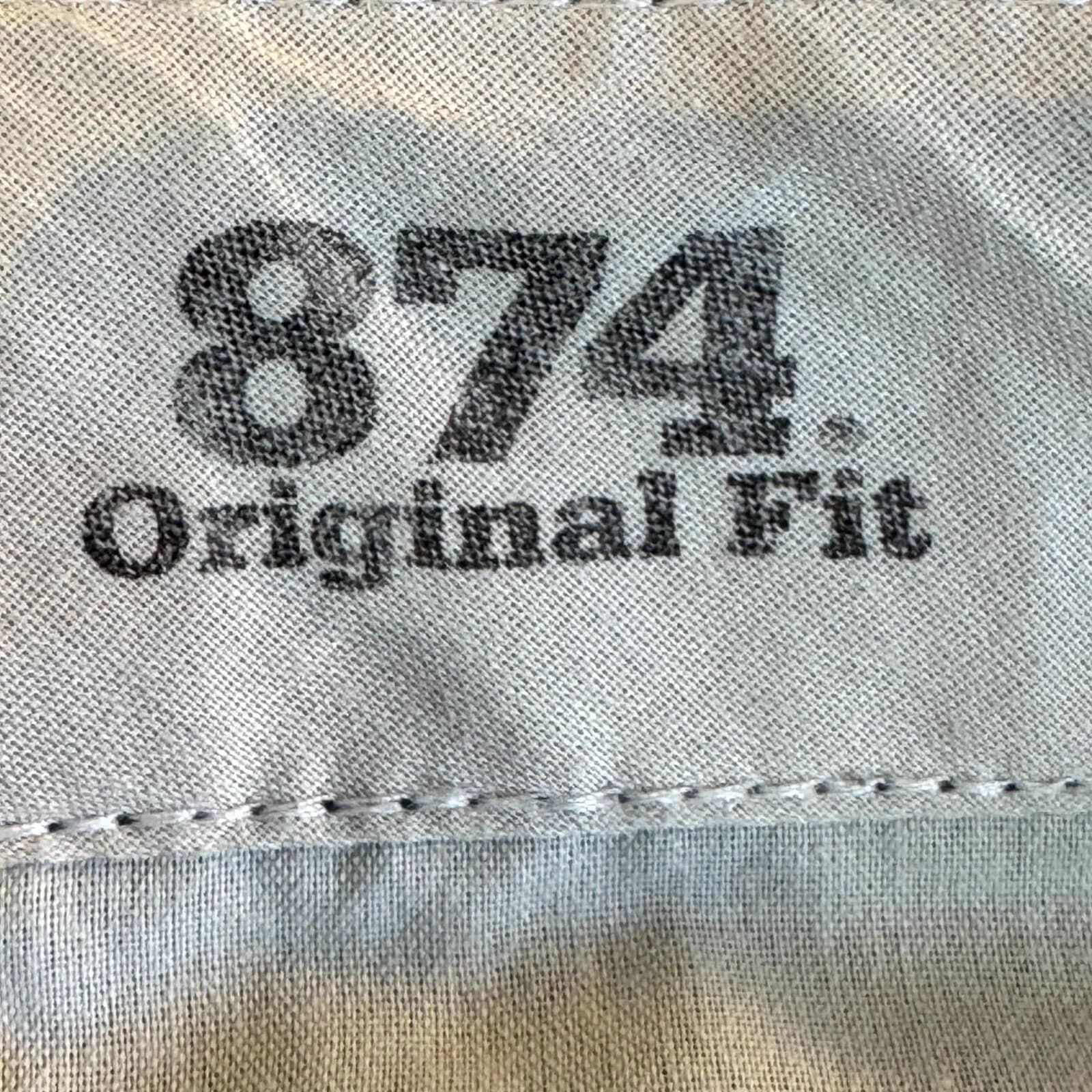 Dickies 874 Men’s Work Pants 48×30 Navy Original Fit High-Rise Straight Leg - Thumbnail 11