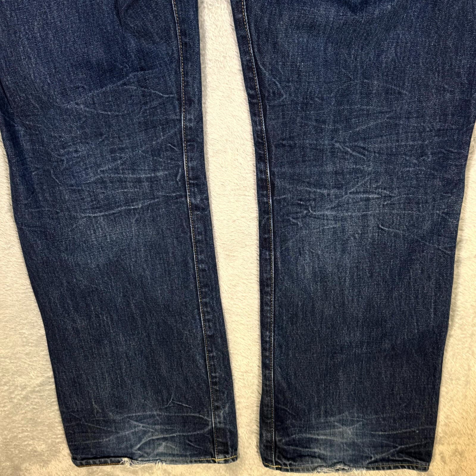 Polo Ralph Lauren Men’s Jeans 38x32 Blue Denim Mid-Rise Straight Leg M1431 - Thumbnail 8