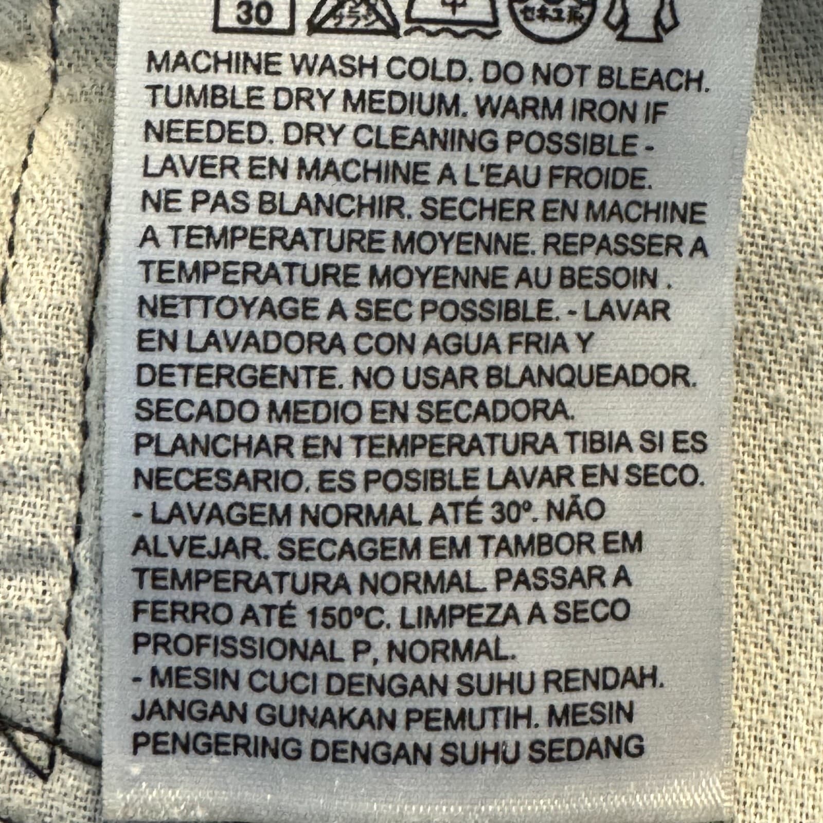 Levis 559 Jeans Men 38x32 Black Stretch Denim Relaxed Straight Fit Mid Rise - Thumbnail 14