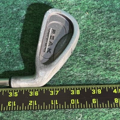 Peak Tungsten Matrix 7 Iron Mens RH Steel Shaft Stainless Silver Golf Club - Thumbnail 5