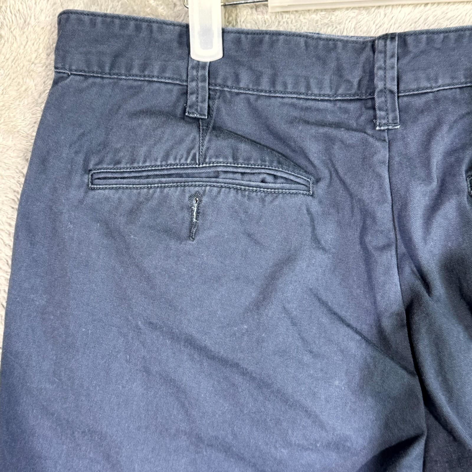 Polo Ralph Lauren Men’s Chino Shorts 36 Blue Cotton Relaxed Fit Mid-Rise - Thumbnail 7
