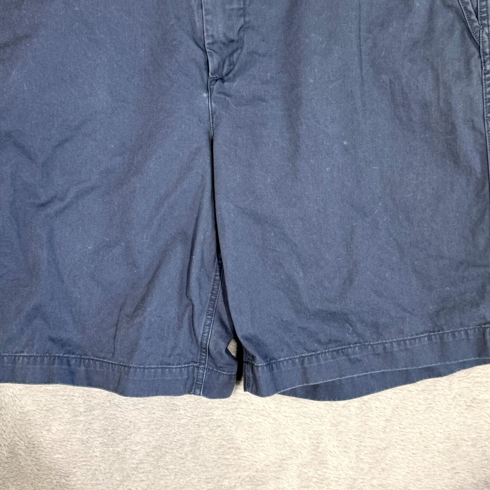 Polo Ralph Lauren Men’s Chino Shorts 36 Blue Cotton Relaxed Fit Mid-Rise - Thumbnail 5